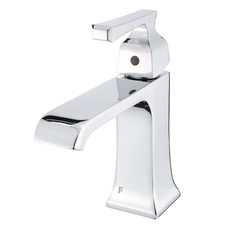 Fine Fixtures Arched Square Single Hole Bathroom Faucet