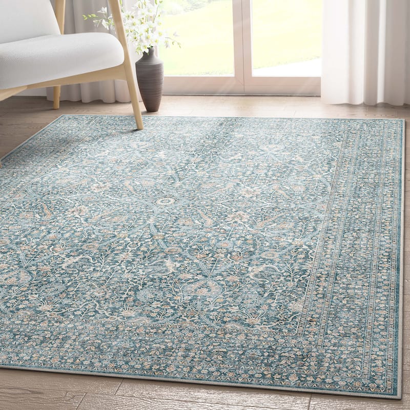 Well Woven Asha Isolde Vintage Oriental Flat-Weave Area Rug