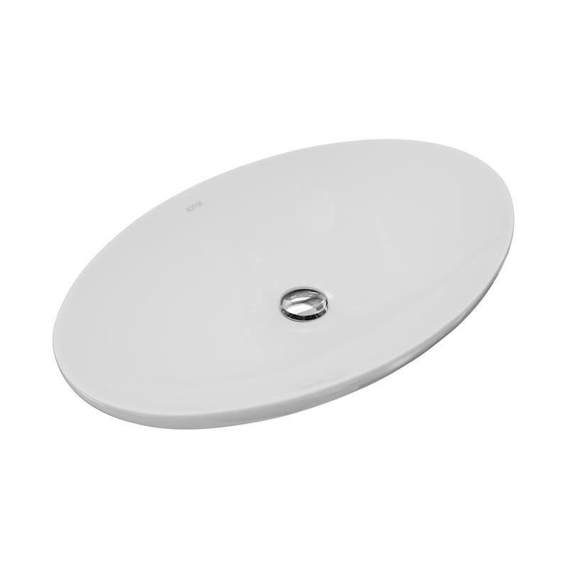 Karran Valera 27" Vitreous China Vessel Bathroom Sink in White