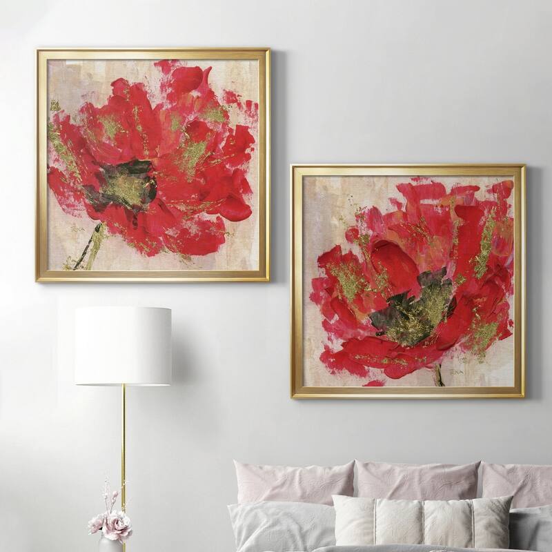 Red Infusion I Premium Framed Canvas - Ready to Hang