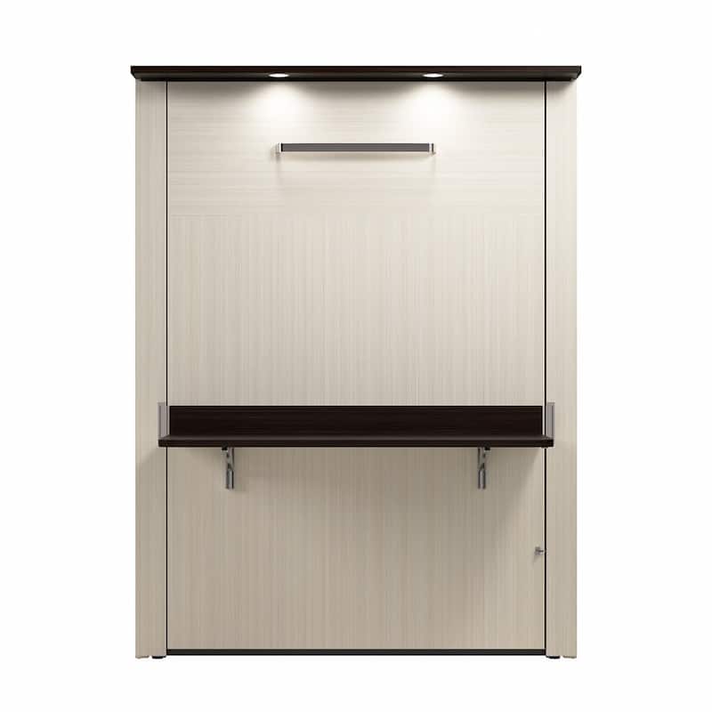 Lumina 61W Full Murphy Bed with Desk by Bestar