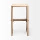 preview thumbnail 4 of 29, Aida Natural Brown Solid Wood Bar Stool