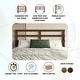 preview thumbnail 12 of 34, CraftPorch Modern Wooden Slat Headboard
