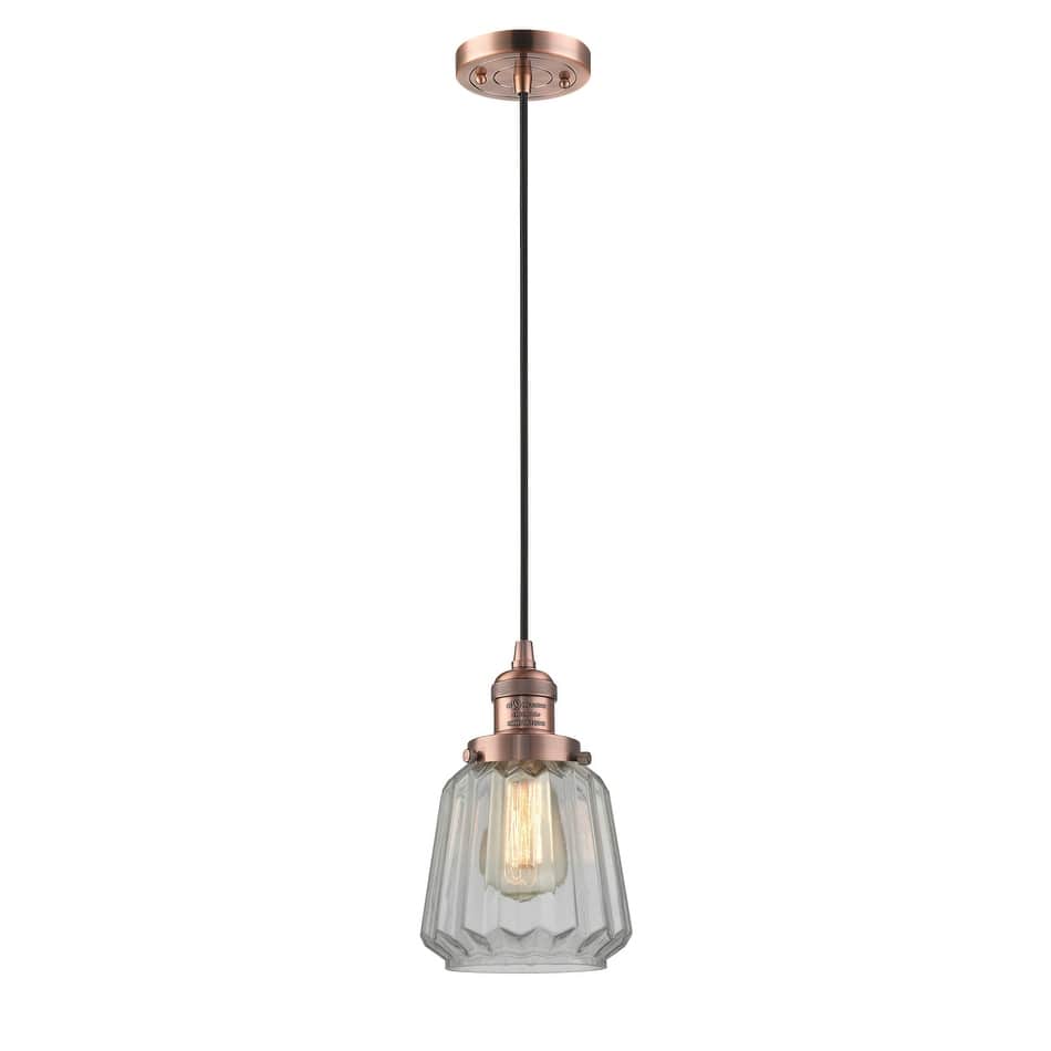 Innovations Lighting Chatham 6" Wide Mini Pendant - Cord Suspension