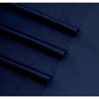 Tribeca Living Cotton Percale Extra-deep Pocket Bedsheet Set w/ Oversize Flat
