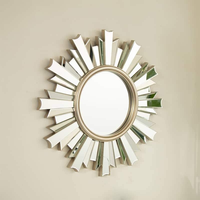 Sculptural 26" Sunburst Mirror