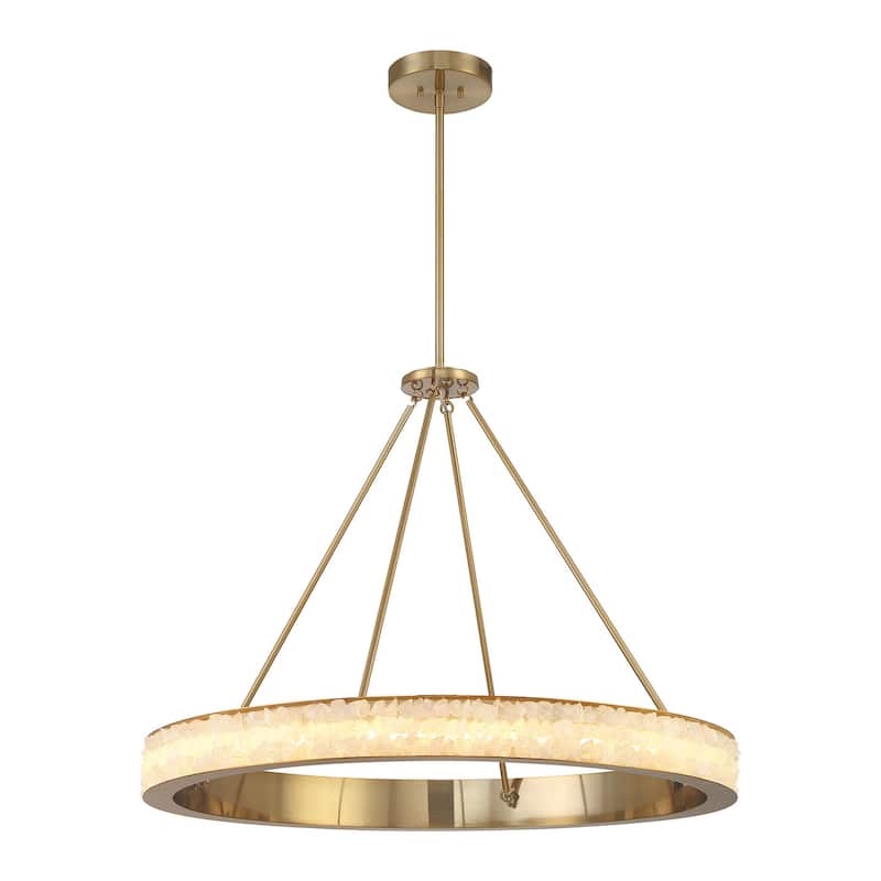 Minka Lavery 3888-L Divinely 37" Wide LED Crystal Ring Chandelier