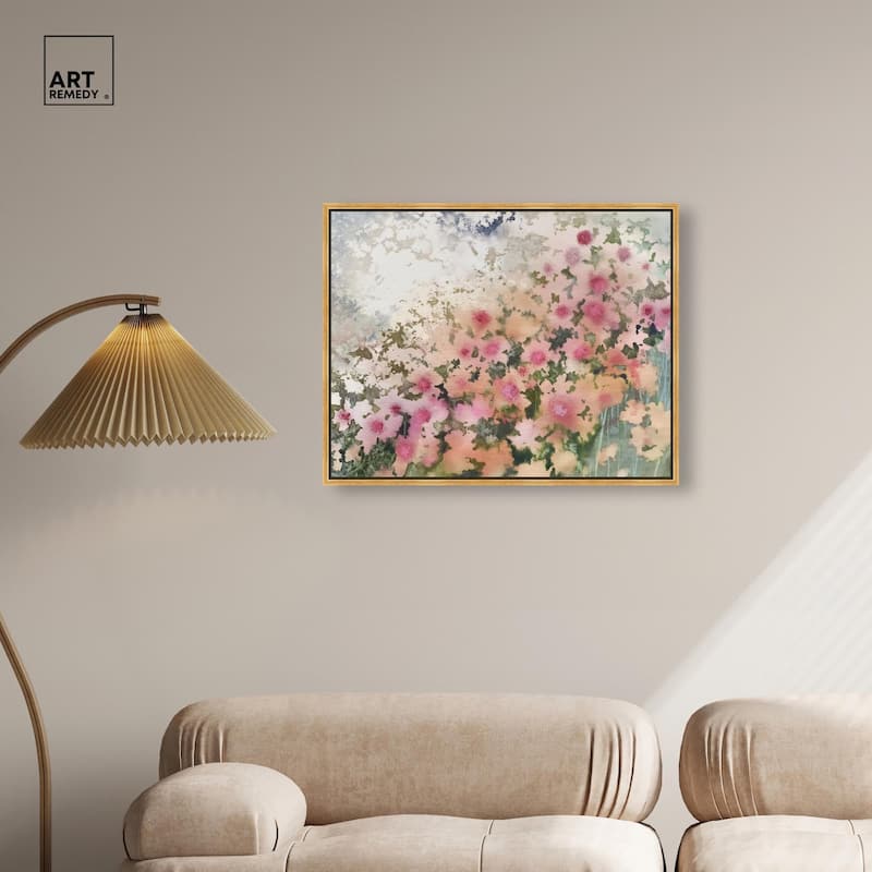 Roseate Remnants Canvas by Art Remedy