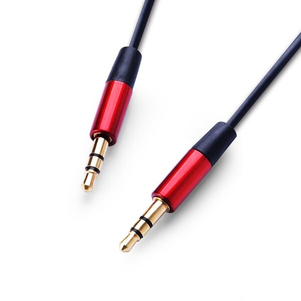 3 Feet Male to Male 3.5mm Slim Thin Aux Audio Stereo Cable