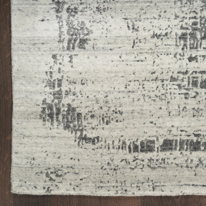 Nourison Harmony Indoor only Ivory Abstract Area Rug