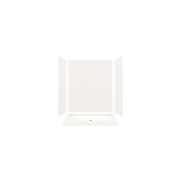 Transolid Expressions 60-in X 32-in X 72-in Glue to Wall Shower Kit - 32" x 60" x 72"
