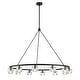 preview thumbnail 5 of 8, Aragon 12 Light Matte Black Chandelier
