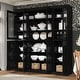 preview thumbnail 125 of 145, Palace Imports 100% Solid Wood Pantry Cabinet, Adjustable Shelves, 65" Wide, 71.5" Tall - 65" x 71.5"