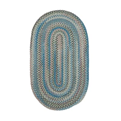 Colonial Mills New England Braid Multi Colored Wool Area Rug