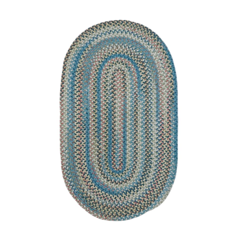 Colonial Mills New England Braid Multi Colored Wool Area Rug