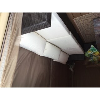 Santa Rosa Outdoor 7 Seater Wicker Sofa Chat Set by Christopher Knight Home