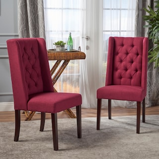 Blythe  Tufted Dining Chair (Set of 2) by Christopher Knight Home