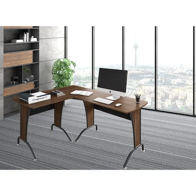 Deluxe Loft-style L-shaped or Inline Computer Desk