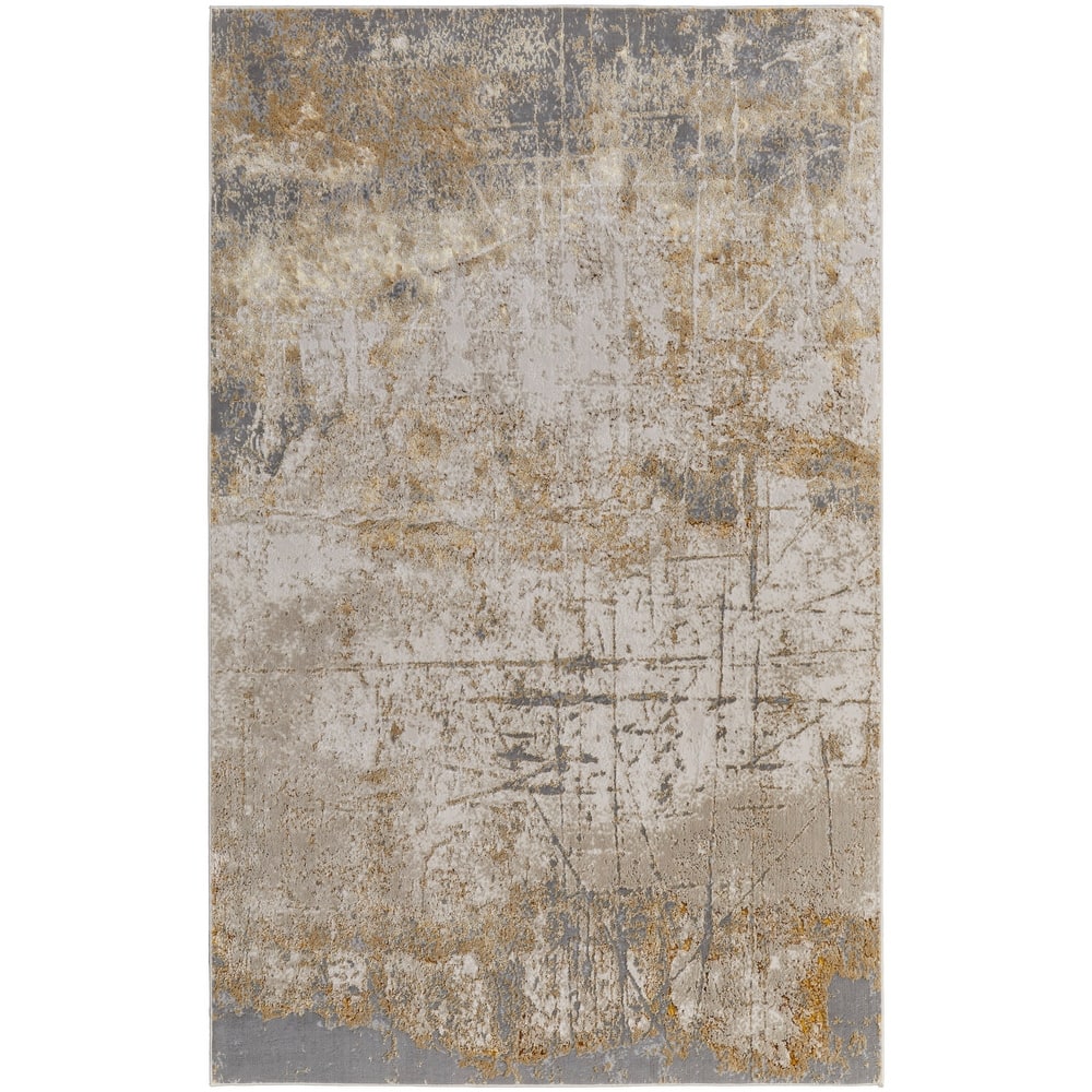 Grand Bazaar Tripoli Machine Made Abstract Modern Area Rug