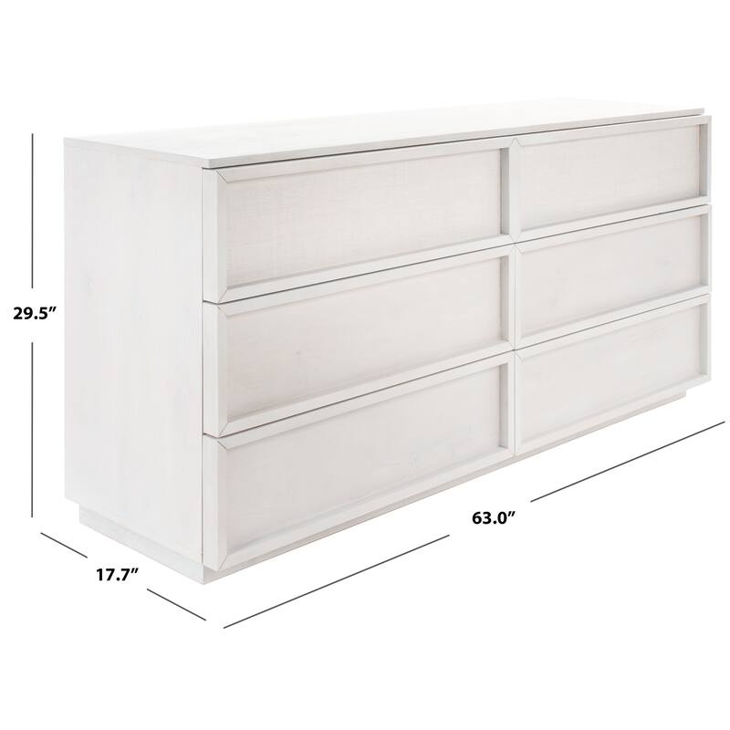 SAFAVIEH Couture Zeus 6-Drawer Wood Dresser