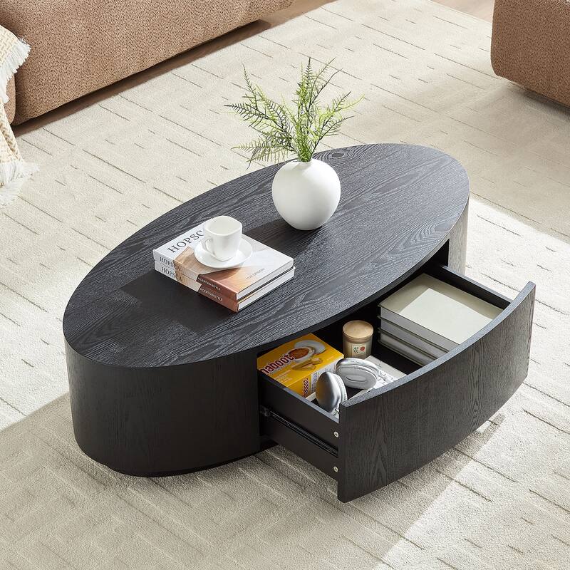 Modern Luxury Oval Coffee Table