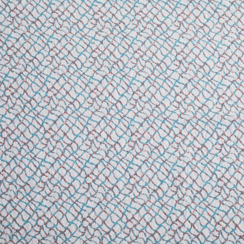 Delphina Reef Cotton Quilt Set - Reversible and Machine Washable
