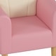 preview thumbnail 10 of 10, Upholstered Kids Sofa, Princess Armchair for Children, Petal Shape Toddler Sofa Chair for Playroom, Children's Bedroom