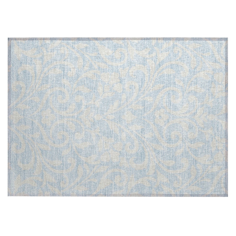 Machine Washable Indoor/ Outdoor Chantille Traditional Elegant Rug