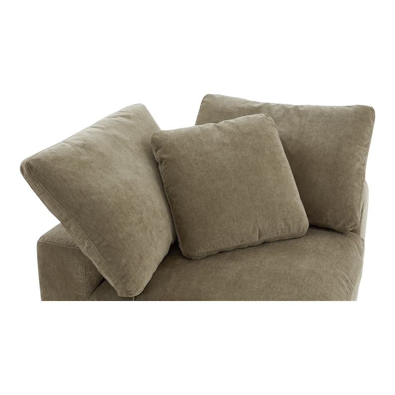 Aurelle Home Tami Modular Sectional Piece - Corner Module - 38" x 38"
