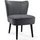 preview thumbnail 32 of 31, Costway Set of 2 Armless Accent Chair Upholstered Leisure Chair Single - 23'' x 27.5'' x 30''