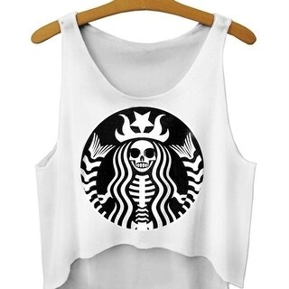 Loose Sleeveless Crop Top 3D Sexy