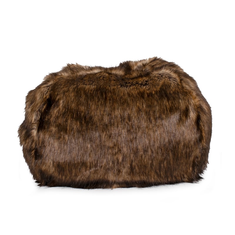 Tipped Ombre Faux Fur Pet Bed