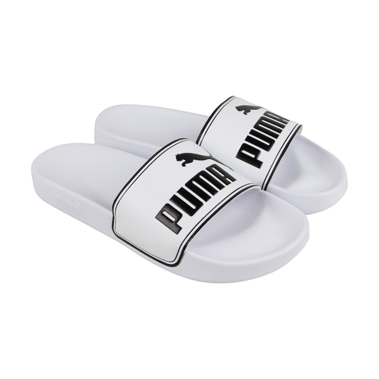 puma mens white flip flops