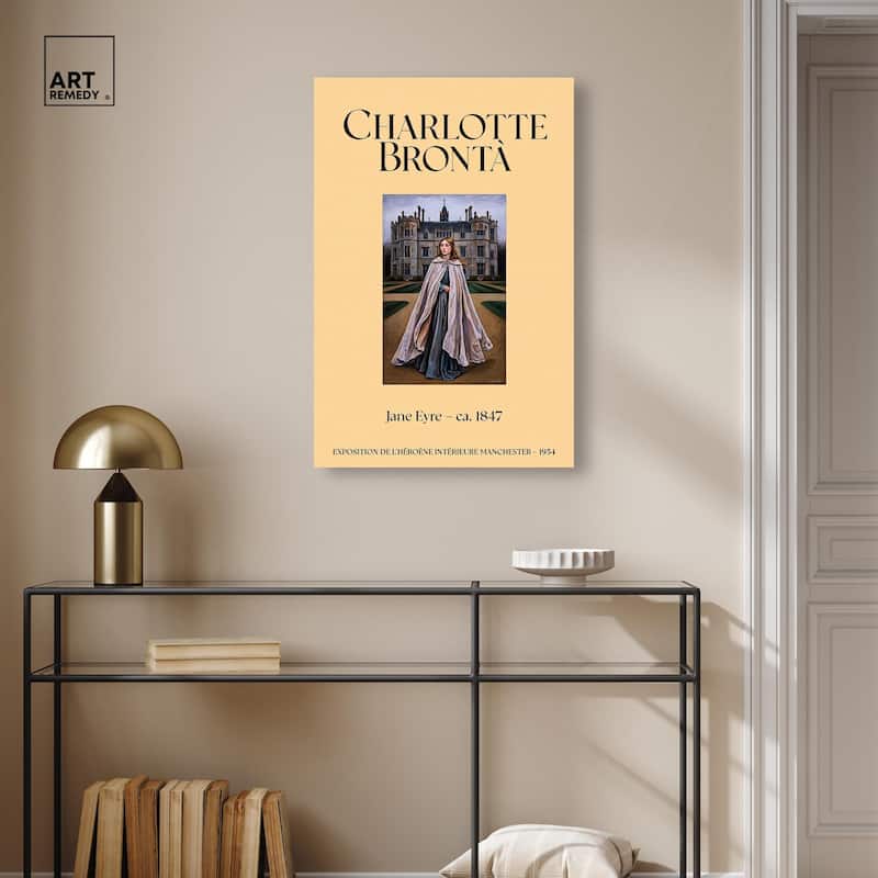 Protagonist of Jane Eyre Canvas by Art Remedy, Gallery Wrapped