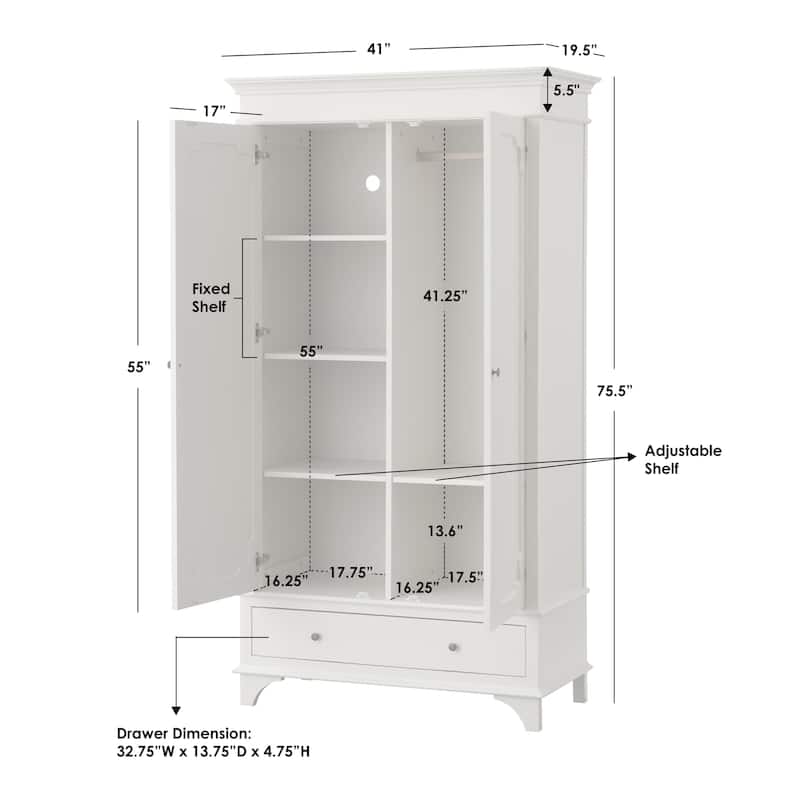 Lifestorey Andrea Armoire