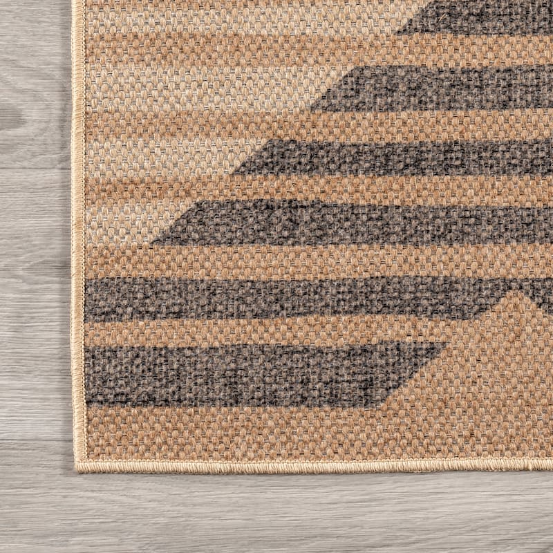 Nuloom Nautical SuperiorWash Striped Easy-Jute Machine Washable Area Rug