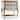 Sanctuary Mirrored Leg Nightstand-Bling