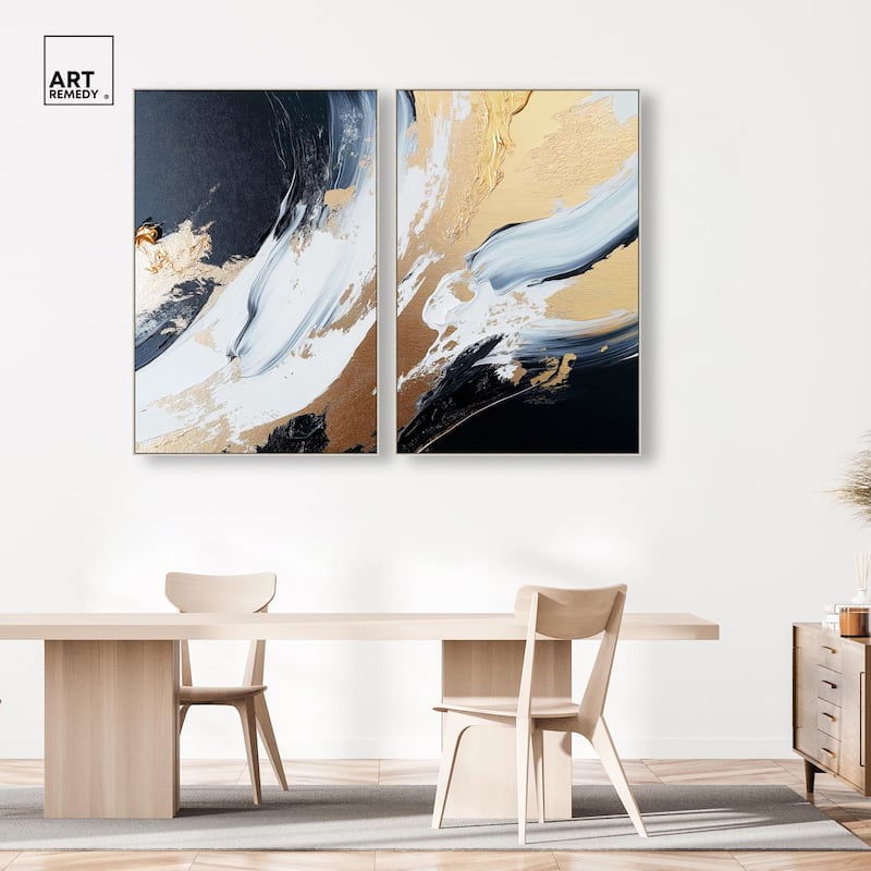Forces II Canvas Set of 2 by Art Remedy