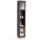 preview thumbnail 11 of 21, 71" Organizer Bathroom Tall Tower Storage Cabinet - 13" x 12" x 71" (L x W x H)
