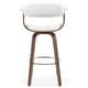 preview thumbnail 77 of 186, 26"/29" Faux Leather Swivel Bar Stools, Wood Counter Stool