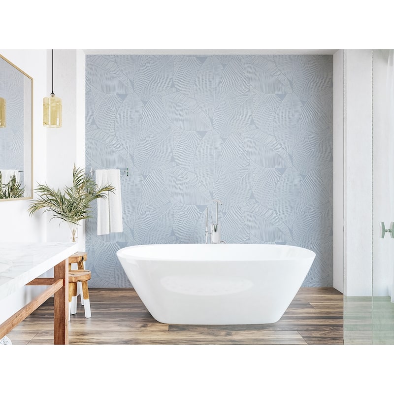 NextWall Summer Magnolia Peel and Stick Wallpaper - 27 in. W x 18 ft. L