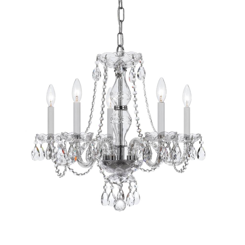 Crystorama Lighting Group Traditional Crystal 5 Light 20" Wide