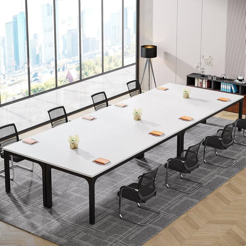78.74" Large Rectangle Conference Table/Desk, Modern Seminar Meeting Table, Business Tables for Boardroom & Office