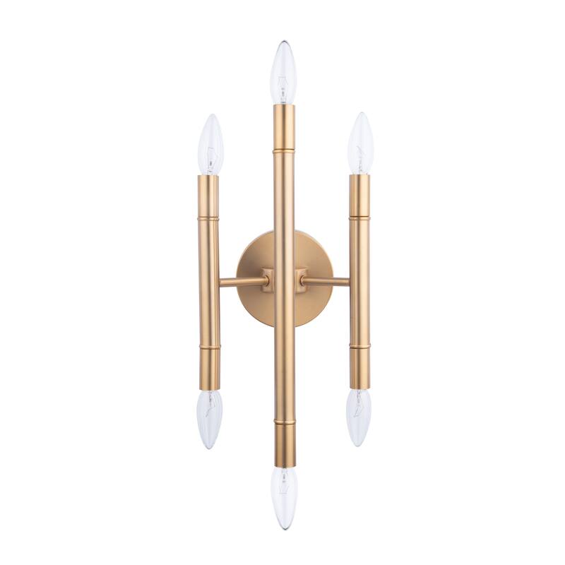 Brio Lighting Ignis 3 Light Wall Sconce - Gold