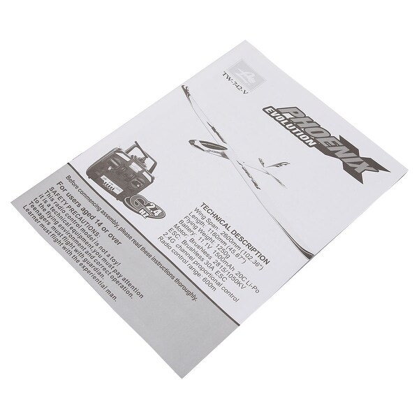phoenix evolution 2600mm rc glider