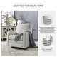 preview thumbnail 9 of 18, Kambria Contemporary Swivel Glider Accent Chair