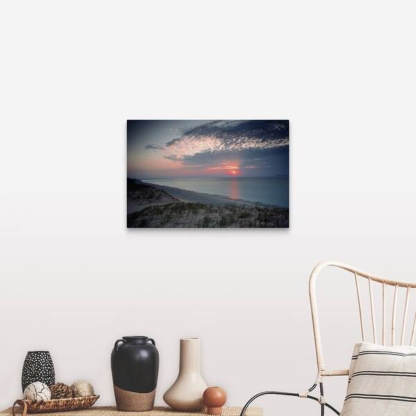 Shop Usa Michigan Lake Michigan Sleeping Bear Dunes National Lakeshore Canvas Wall Art Overstock 21002967