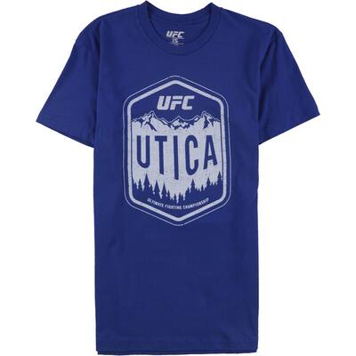 UFC Mens Utica Graphic T-Shirt,, Blue, Small