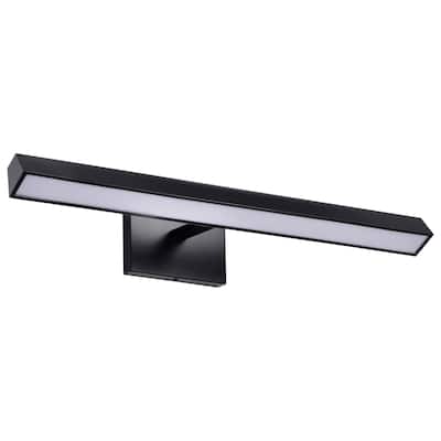 Mila 2 Foot LED Picture Light 3 CCT Selectable Black Finish Acrylic Lens