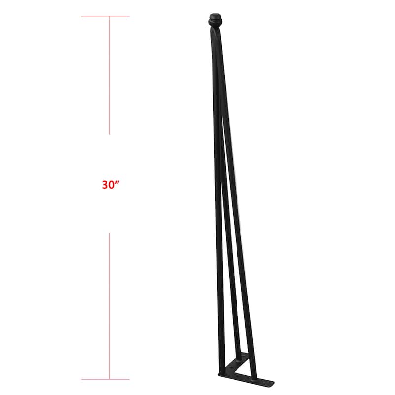 4 Piece Hairpin Metal Table Legs Furniture Legs